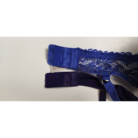 Lots Of 2 Underwire Full Support Push-Up Bras Size 36C Color Blue/Purple - Picture 9 of 10